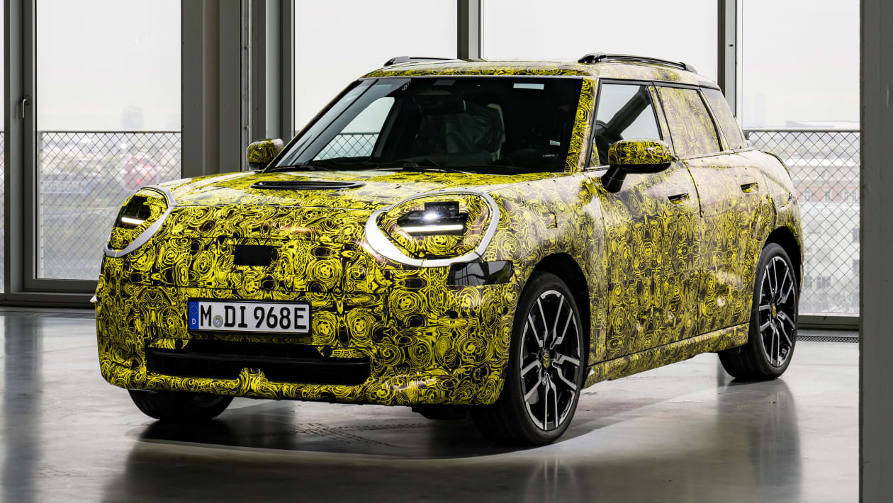 New MINI Aceman Small SUV Set To Arrive In 2024 Auto Express   MINI Aceman Camouflaged  